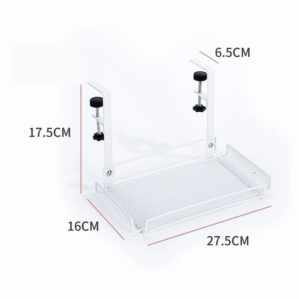 Management Tray No Drill Steel Organizers Wire Management Tray Management Rack Storage Shelf