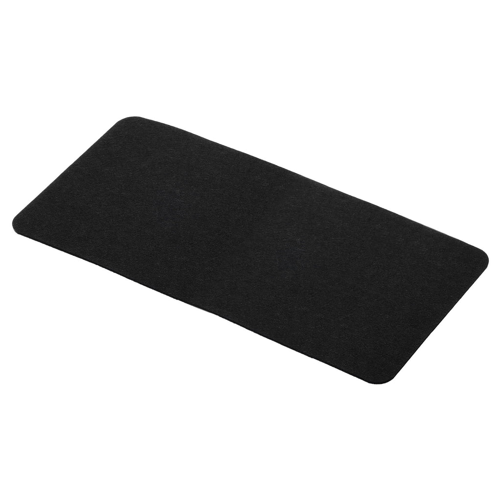 28"x13" Desk Mat Protector, Felt Dual Side Mouse Pad Writing Mat for Office Home, Black