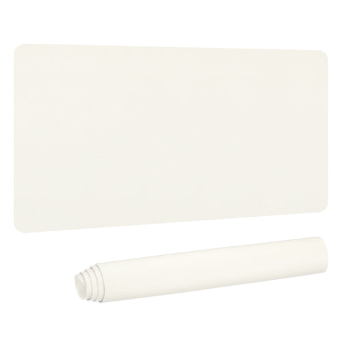 31"x15" Large Desk Mat, PU Leather Dual Side Large Desk Pad, White