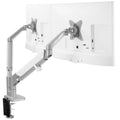 Aluminum Dual 17" to 32" Monitor Pneumatic Desk Mount Stand