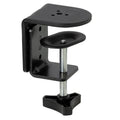 Black Heavy Duty Desk Clamp for Monitor Mount Stand | Sturdy 4 Inch C-clamp