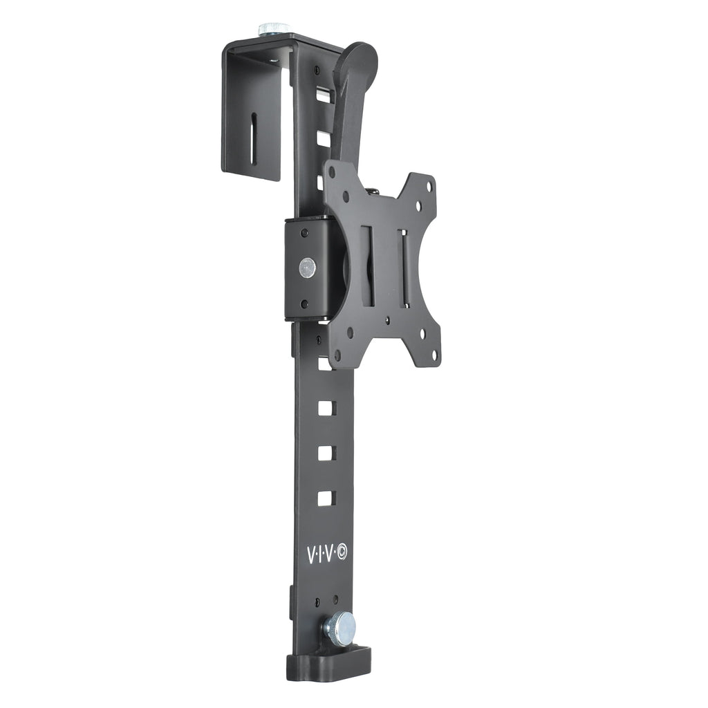 VIVO Black Office Cubicle Monitor Mount Stand Attachment  for 17" to 32" Screen