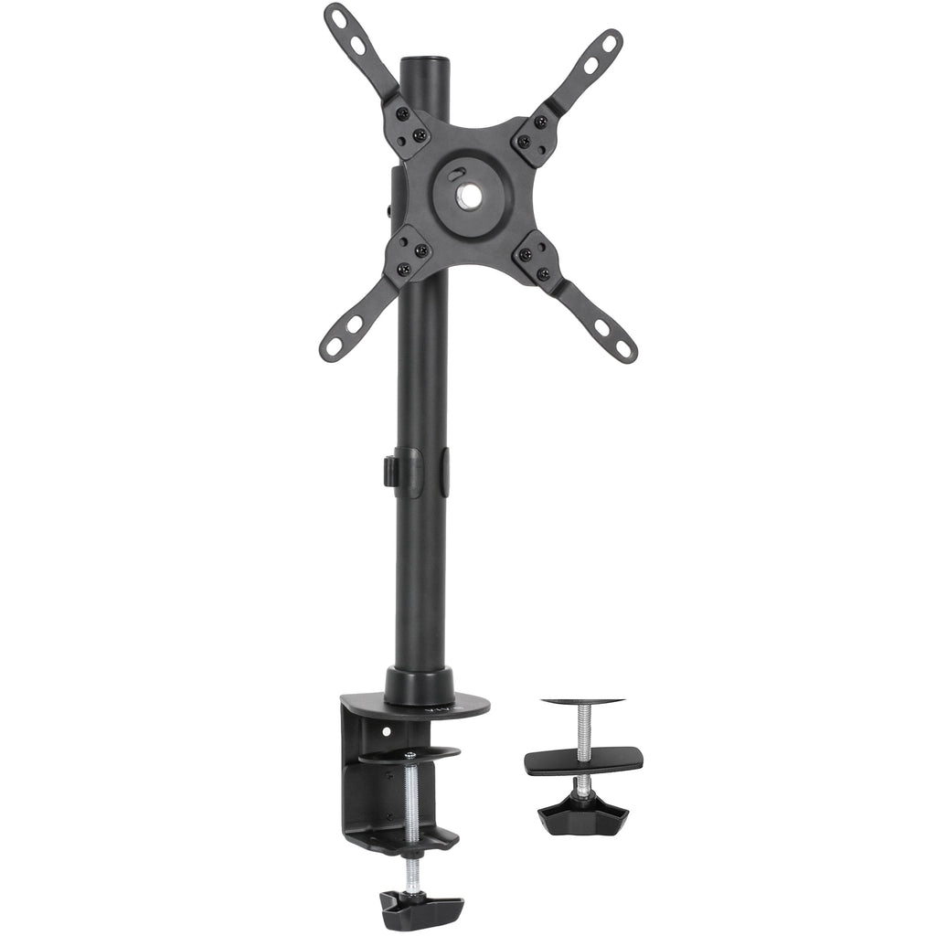 Black TV & Ultra Wide Screen Monitor Desk Mount Stand for Screens up to 42"
