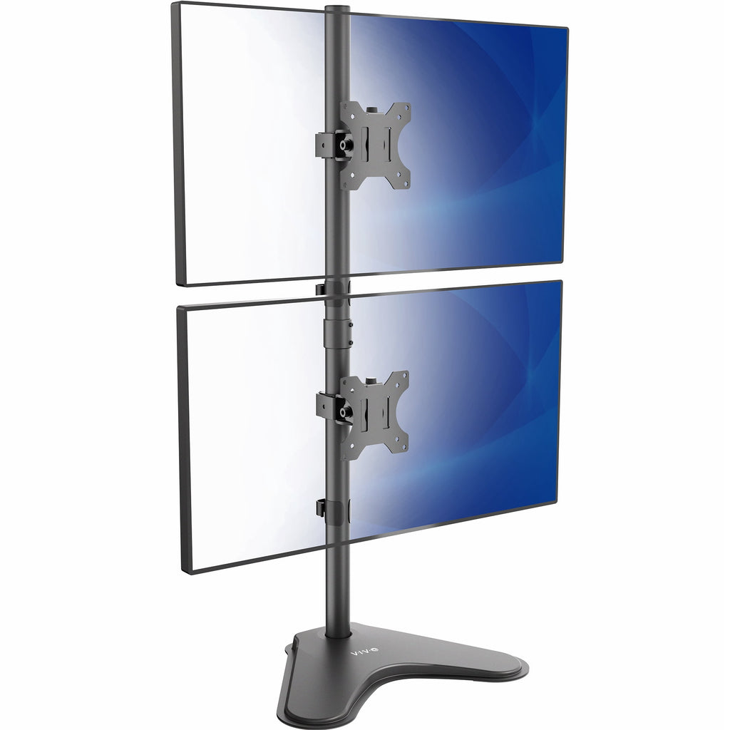 Dual LCD Monitor Vertical Stand Mount, Fits 2 Ultrawide Screens up to 34"