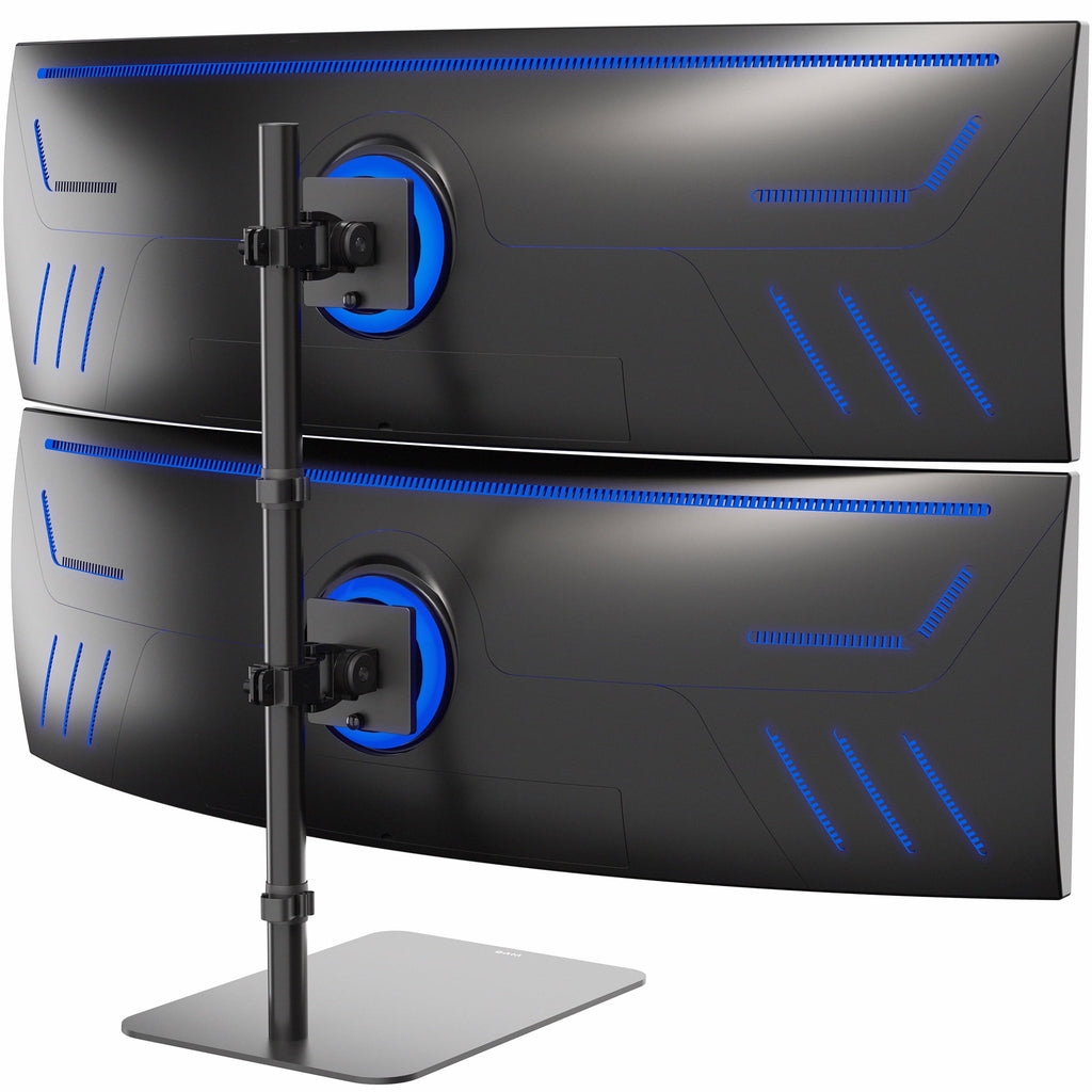 Dual Ultrawide Monitor Desk Stand, Mount for 2 Computer Screens up to 49"