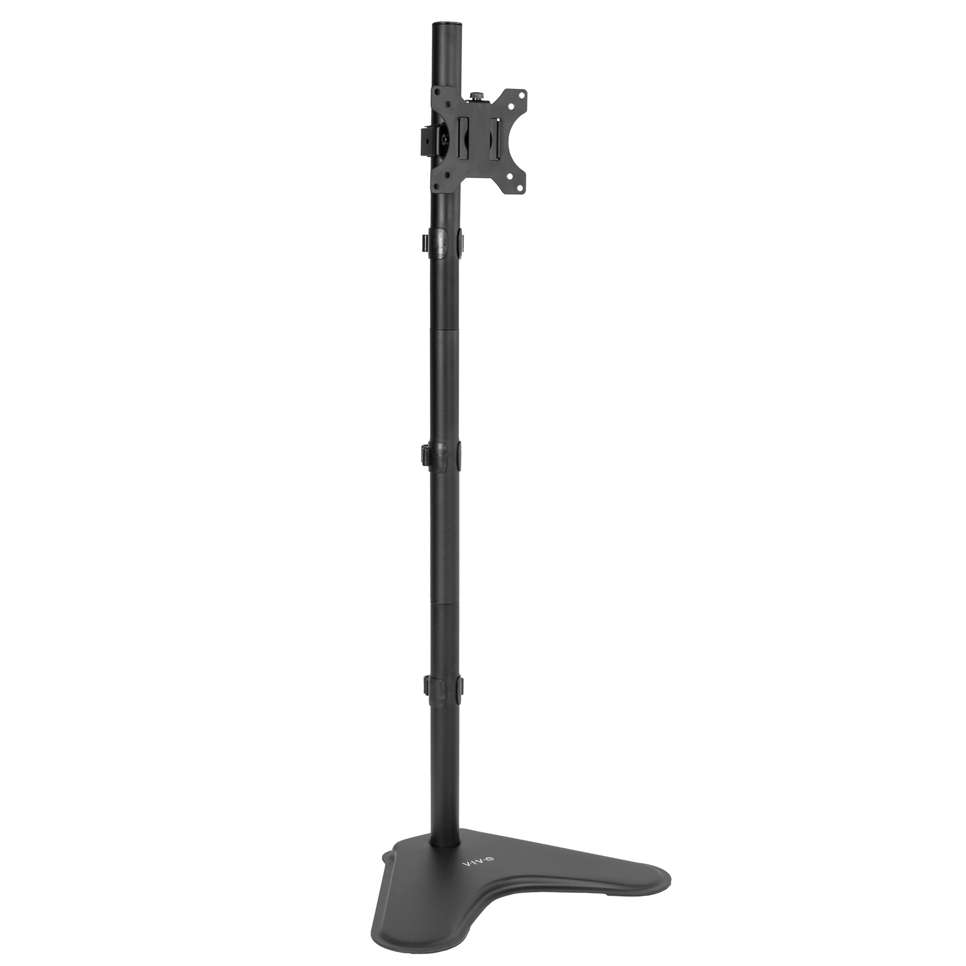Extra Tall Single Monitor Adjustable Desk Stand for 1 Screen 13" to 27"