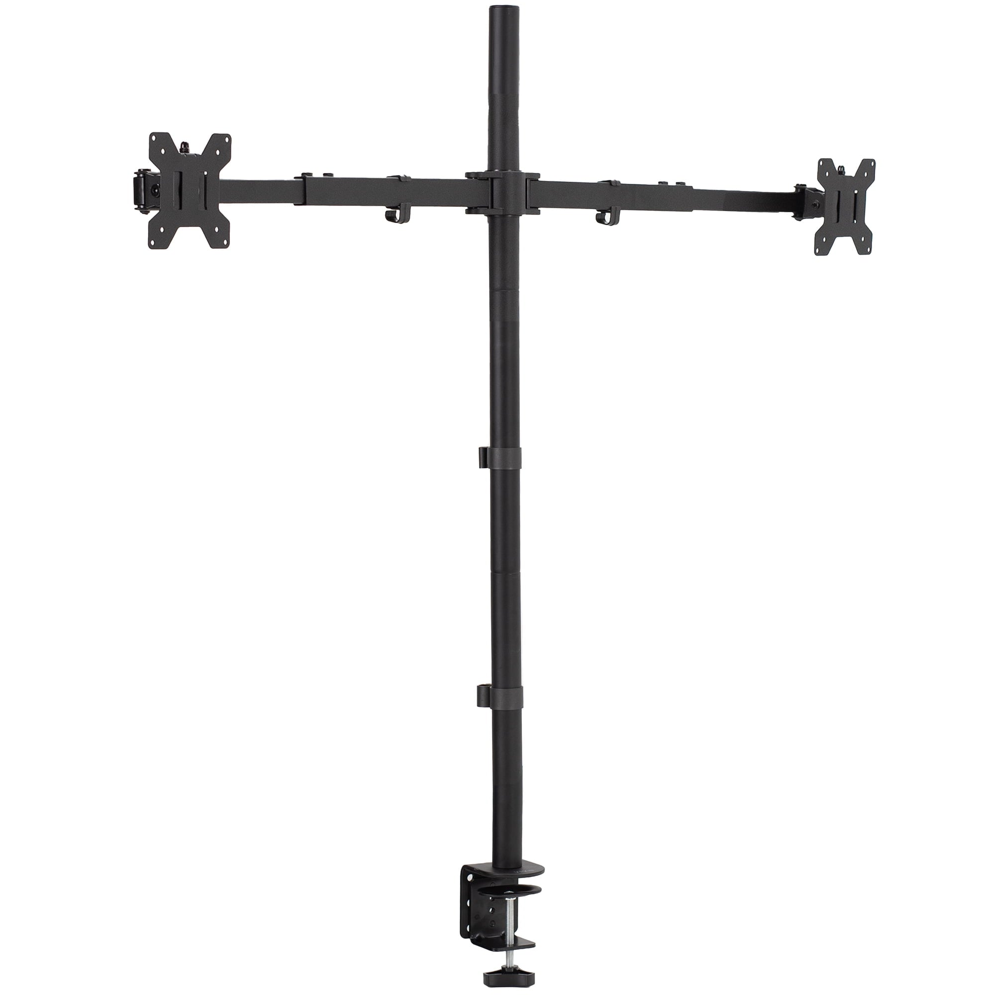 Extra Tall Telescoping Dual 27" to 38" Ultrawide Monitor Heavy Duty Desk Mount Stand