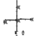 VIVO Quad Heavy Duty 13" to 24" Monitor Desk Mount | 3 + 1 Stand Holds 4 Screens