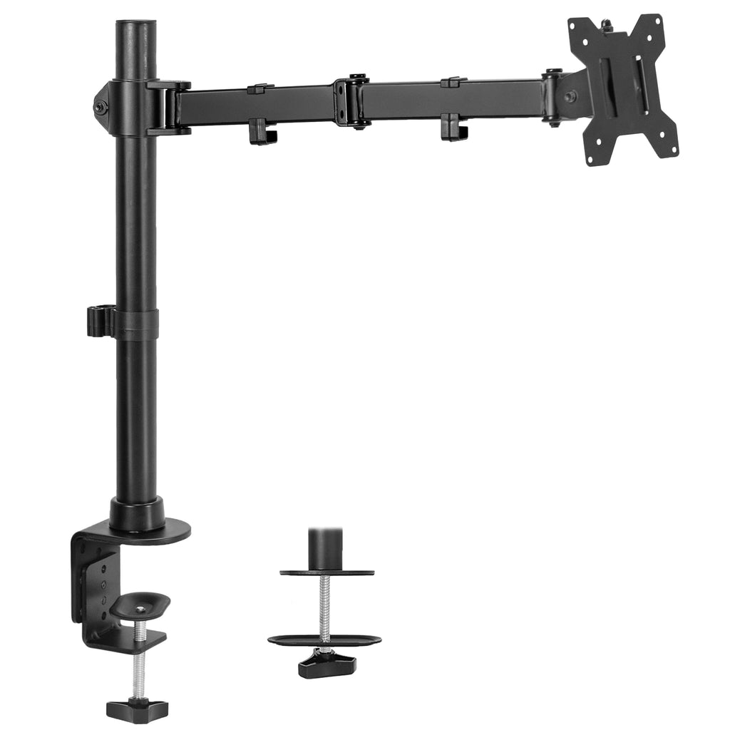 Single Ultrawide Monitor Desk Mount, Adjustable Stand for Screens up to 45"