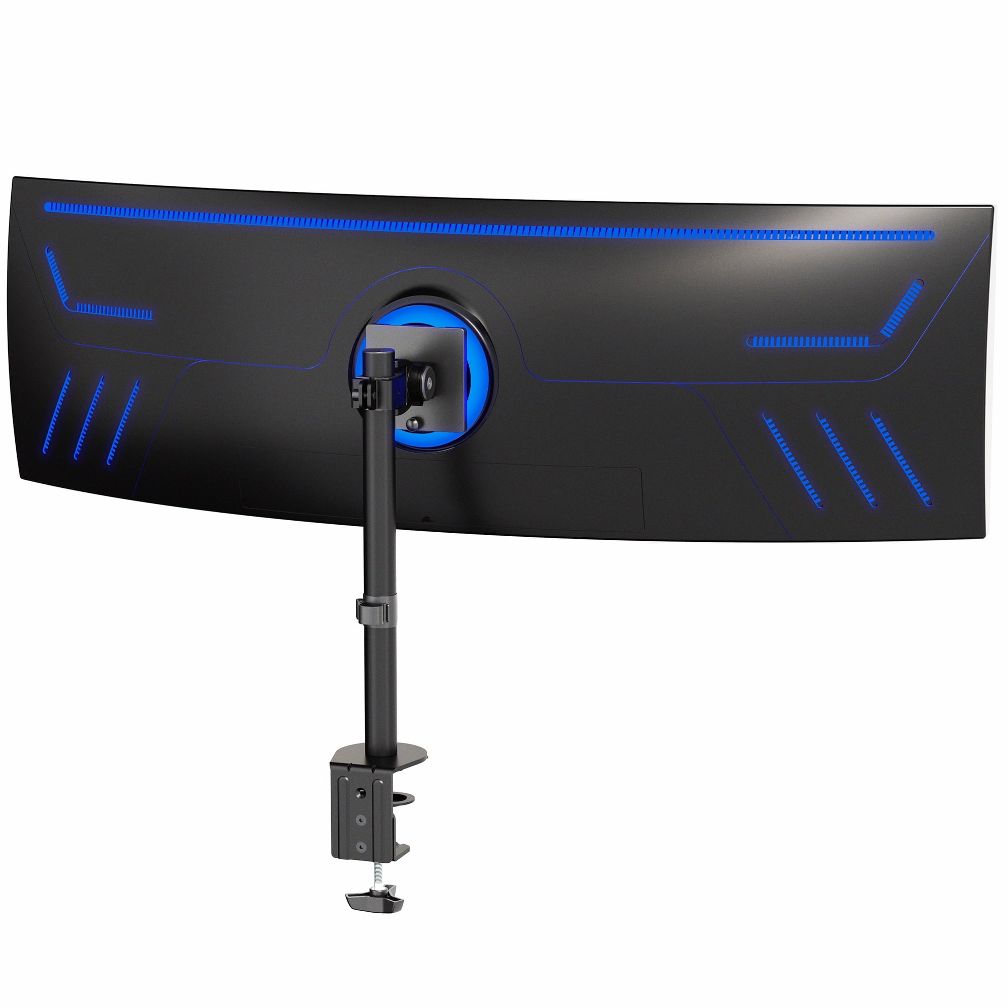 Single Ultrawide Monitor Desk Mount, Adjustable Stand for Screens up to 49"