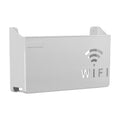 Wall Mount Router Shelf Organizer with Cable Management, No Drilling Wall Mounted Storage Box Holder for WiFi Modem, Home Office Desk Organi