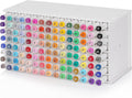 Wiher Marker Storage Organizer Marker Holder 120 Slots Marker Organizer for Desk with Removable Divider Art Marker Rack to Storage Markers P