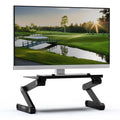 Adjustable Monitor Stand for Desk Height Adjustable Aluminum Computer Monitor Riser with Open-Bottom Organizer