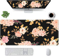XXL Desk Mat, Gaming Mouse Pad Large, Office Desk Pads on Top of Desks with -Slip Base Long Mousepad Matt, Computer K...