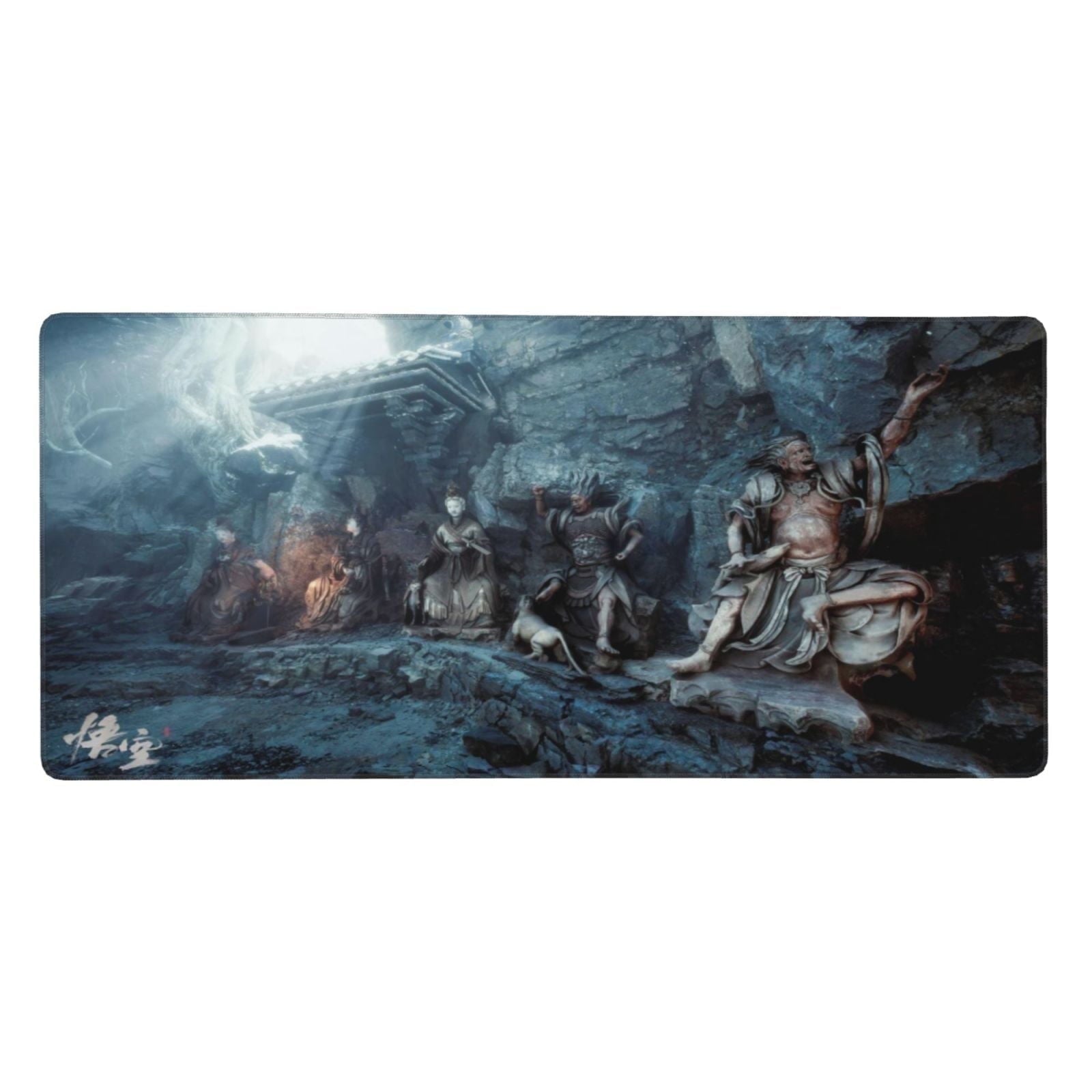 XXL Large Gaming Mouse Pad 35.4x15.7 inch,Ergonomic Landscape Desk Mat
