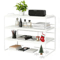 Desk Shelf Organizer, 3 Tier Desktop Organizers Storage Shelves Tabletop Bookshelf for Home Office, White
