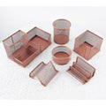 Yapicoco Desk Organizer Set Office Supplies Caddy, Desk Accessories Set Includes Pen Pencil Cup Holder, Pen Organizer, Mail Organizer, Stick