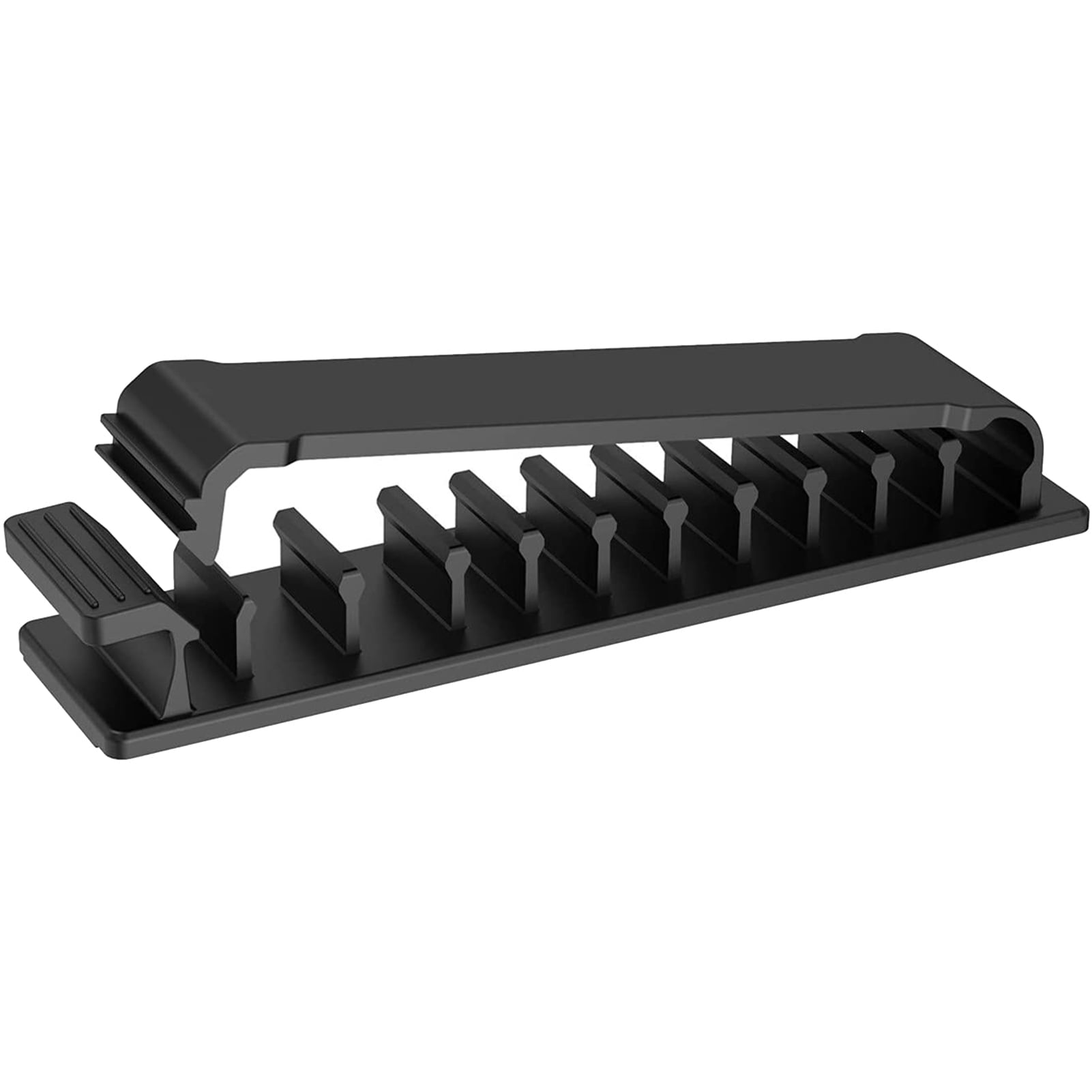Cable Organizers Self Adhesive Wall Mounted Saving Space Cable Manage Multipurpose Wire Clamps,Black