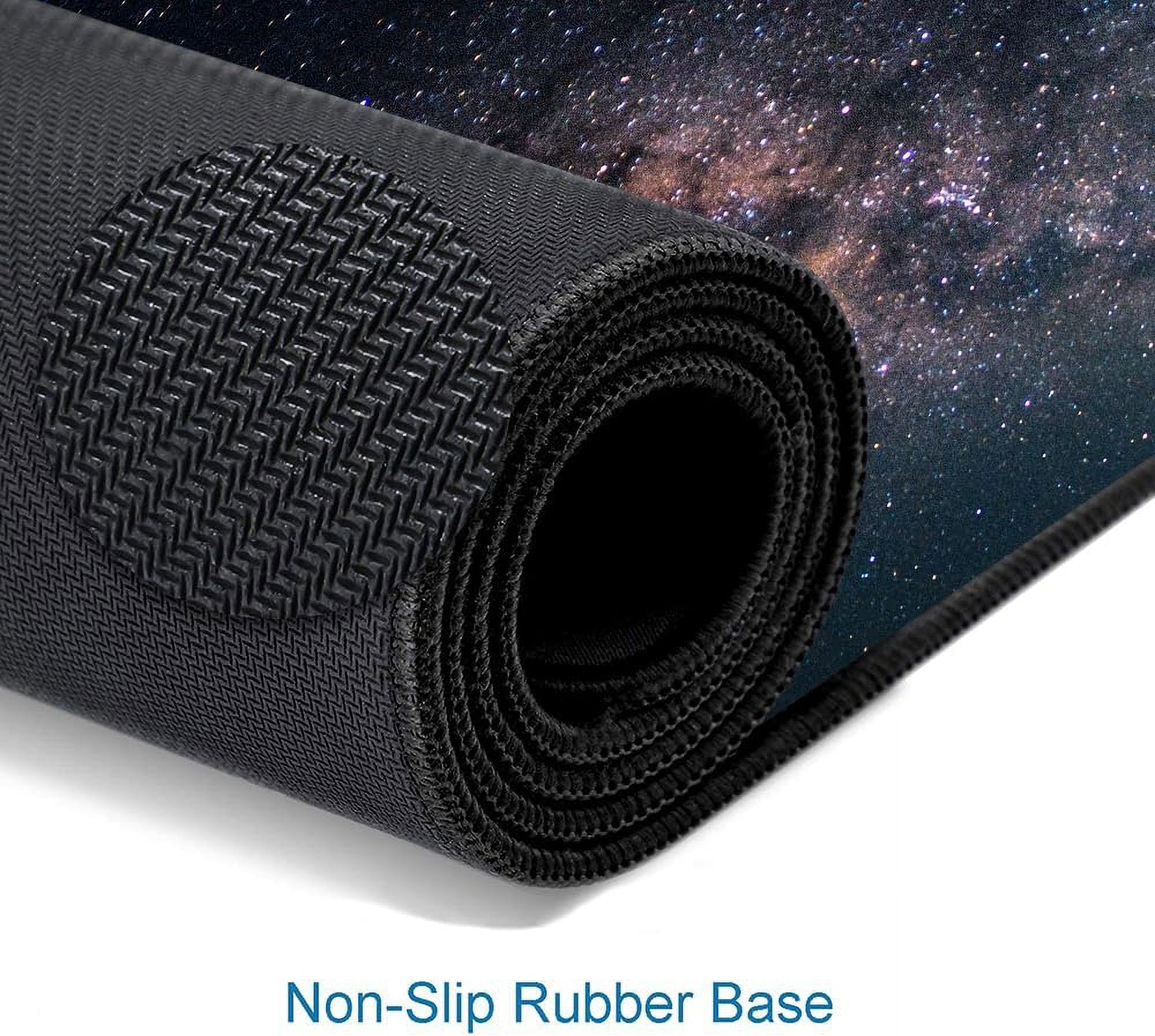 Large Gaming Mouse Pad with Stitched Edges, Galaxy Desk Mat, Extended XL Keyboard Pad, Non-Slip Rubber Base Desk Pad ... - Image 4