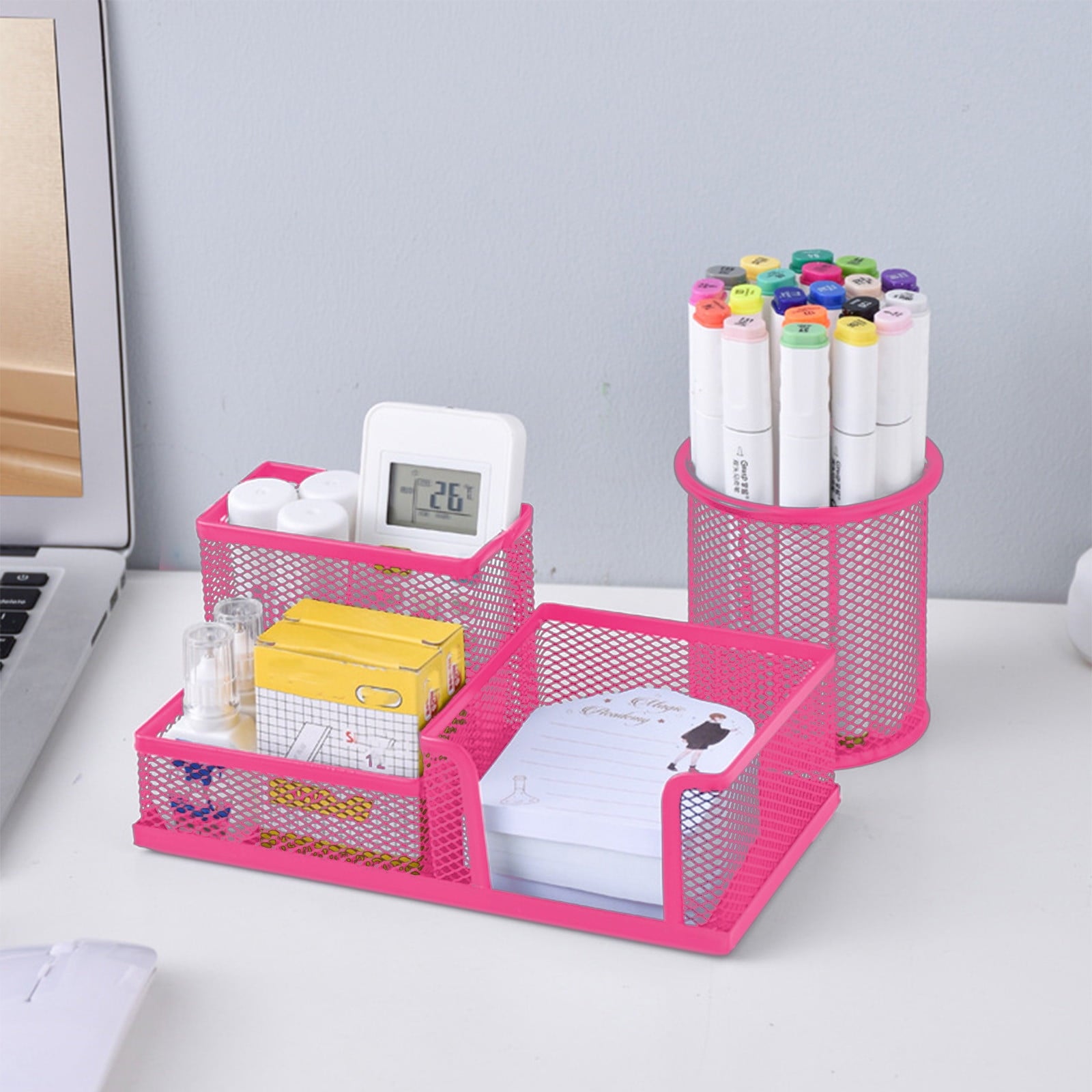 Sawvnm Pen Mesh Pencil Metal Pencil Holders Pen Organizer For Desk Office Pencil Holders on Clearance - Image 2