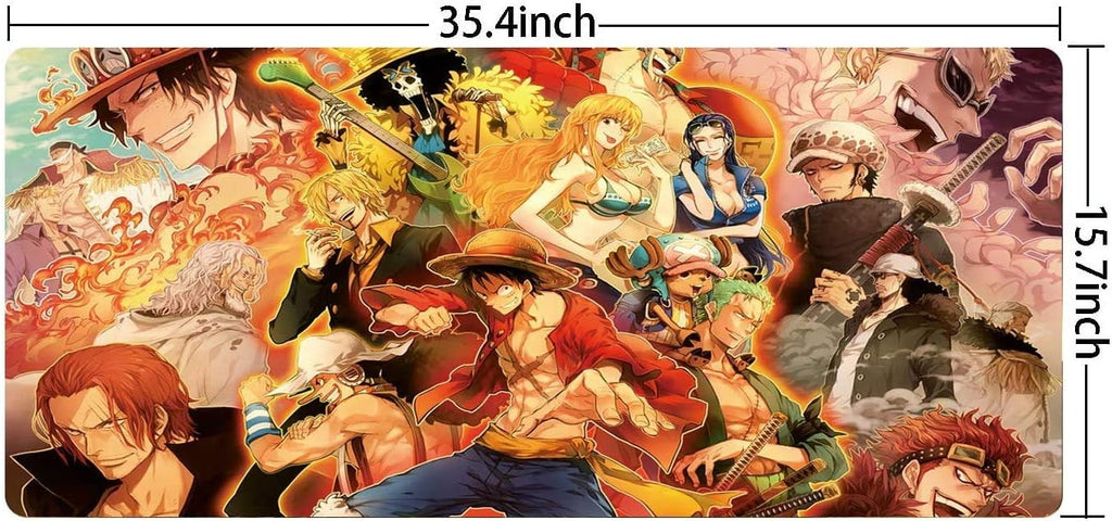 Large Mouse Pad, Gaming Mouse Pad, Full Desk Keyboard Mouse Pad, Bigmouse Pad with Anime, Waterproof and Anti-Skid fo... - Image 2