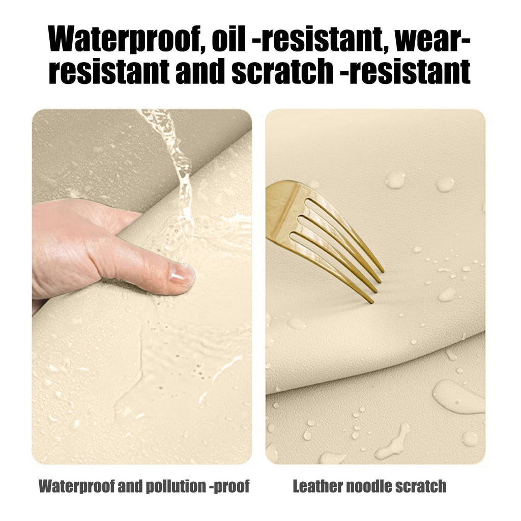 40x60cm Desk Pad- Office Desk Protector Mat- Waterproofing Desk Mat For Desktop- Side Use Faux Leather Desk Pad For K... - Image 4
