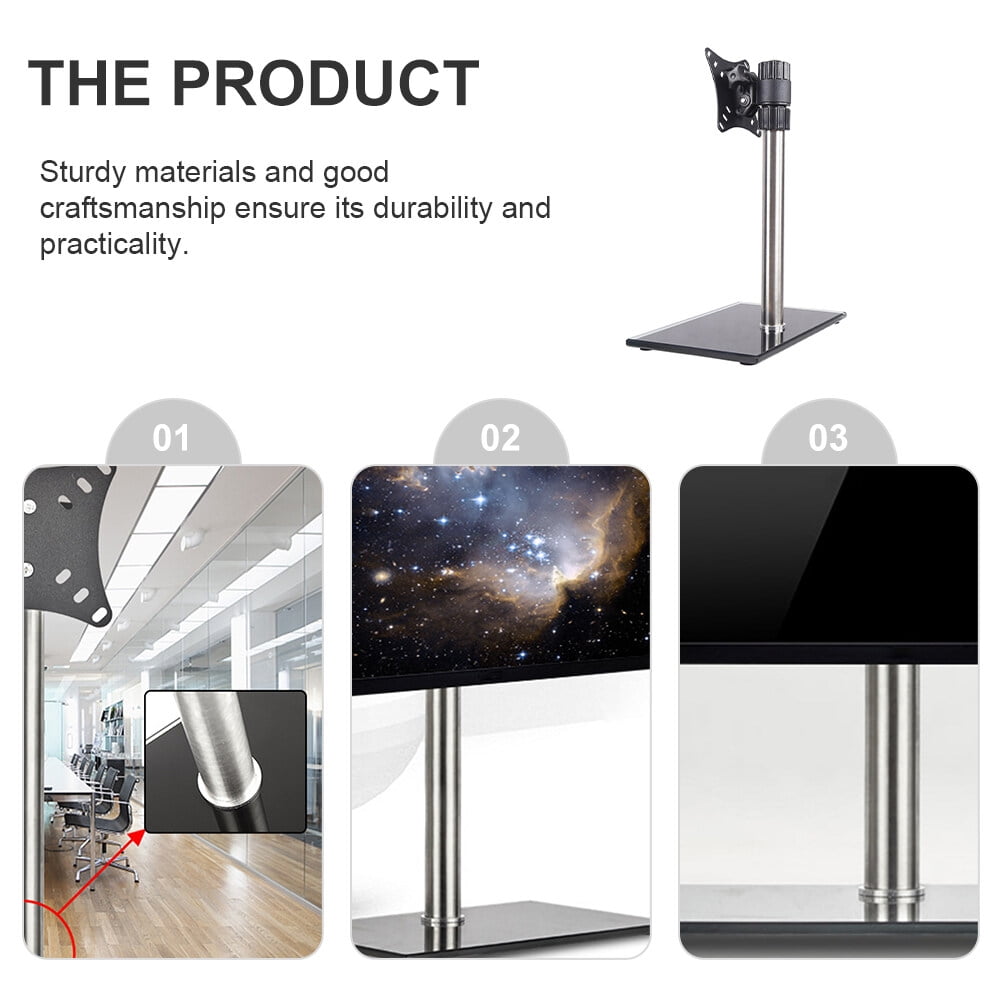 unbranded Adjustable Single Monitor Desk Mount Stand Computer Screen Monitor Holder - Image 2