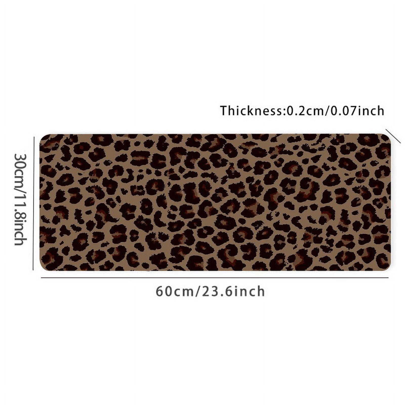Leopard Print Desk Mat Desk Pad Large Gaming Mouse Pad E-Sports Office Keyboard Pad Computer Mouse Non-Slip Computer Mat Gift For Teen/Boyfr - Image 6