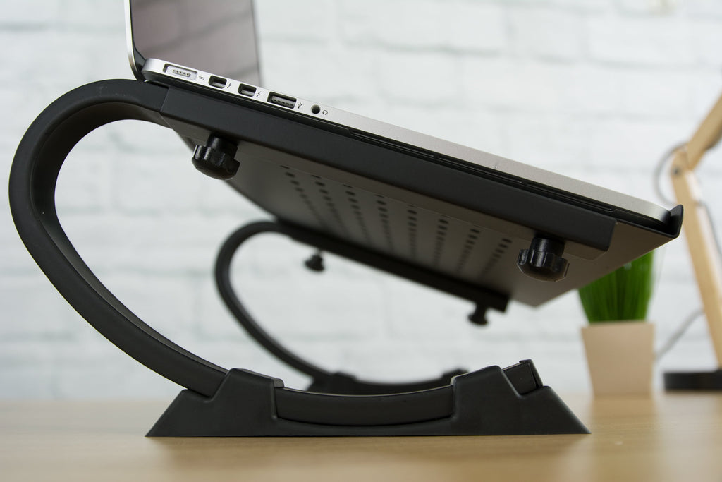 Black Fully Adjustable Laptop / Notebook & Monitor Stand (STAND-V001N) - Image 6