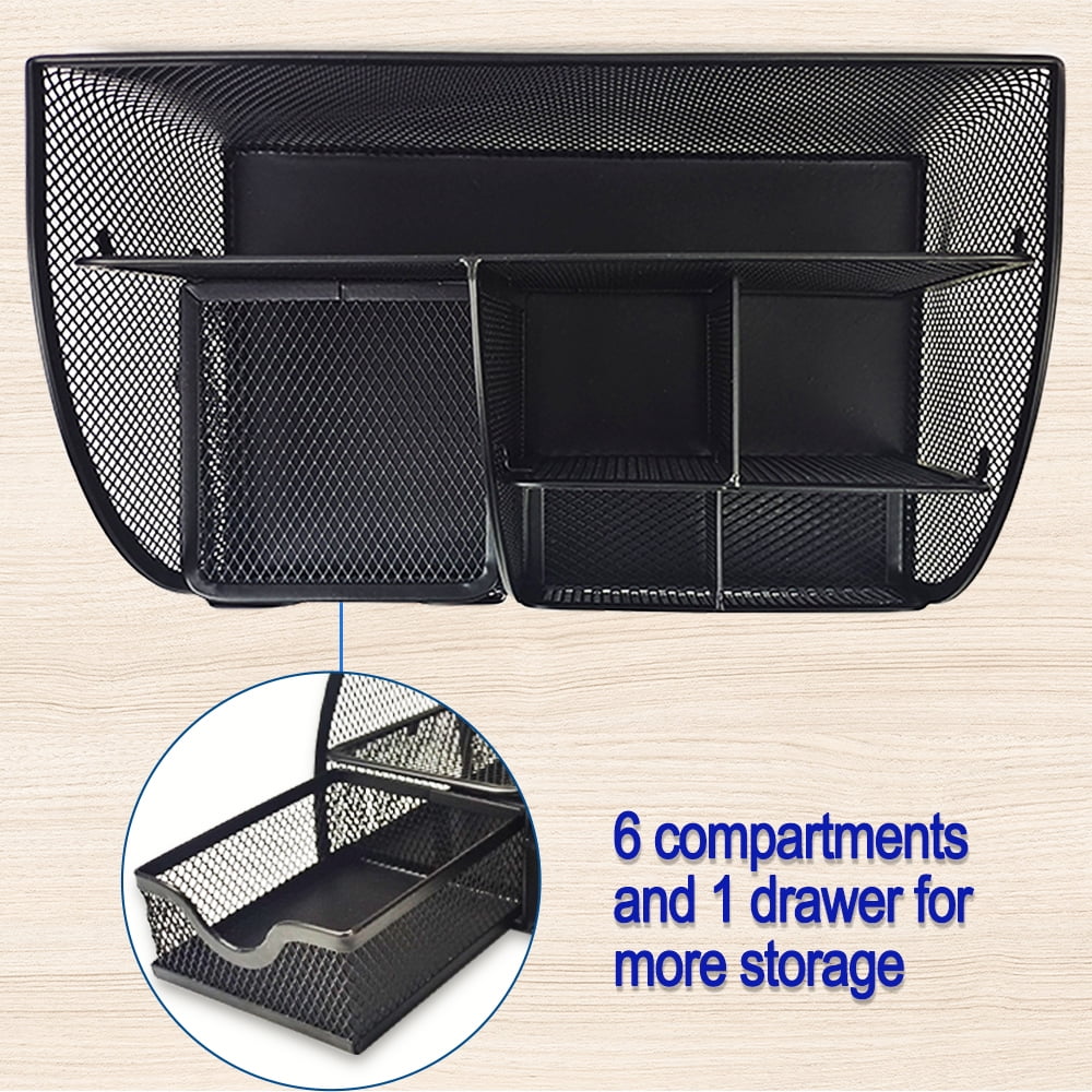 for Desk, Metal Mesh Stationary Desktop Organizer, Desktop Accessories storage - Image 6