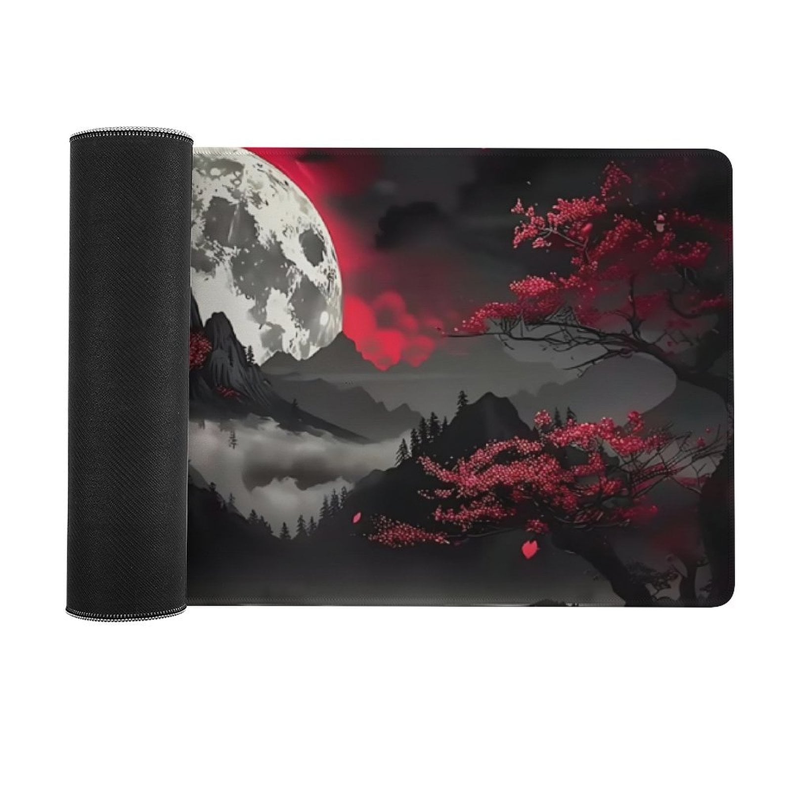 AIOE Extended Gaming Mouse Pad, Large Mouse Mat 3 mm Nature Rubber Base Mousepad with Stitched Edges, Non-Slip Desk Mat for Office Home Grea - Image 3