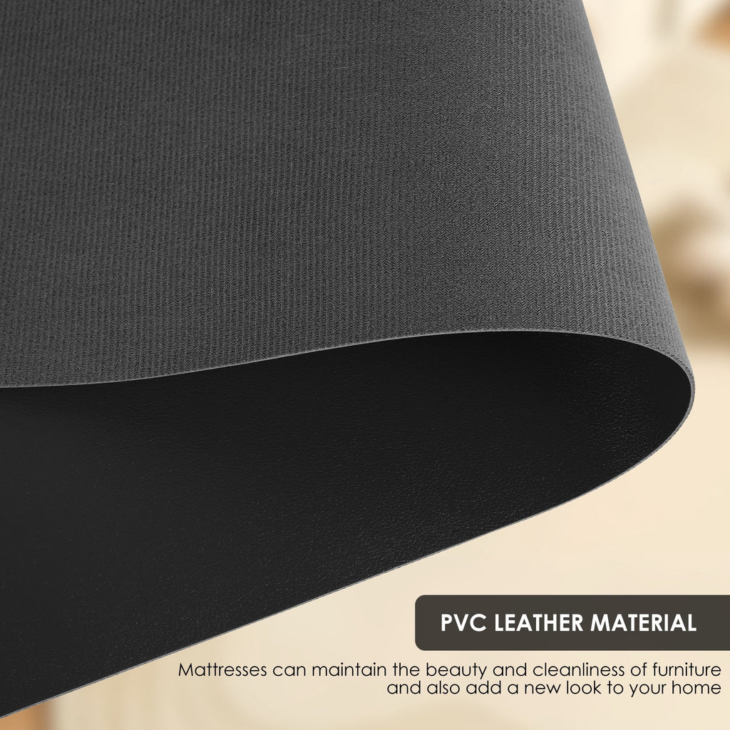 Leather Desk Mat 63 Inch PVC Leather Desk Cover Waterproof Desk Protector Mat Smooth TV Stand Table Mat Home Office C... - Image 4