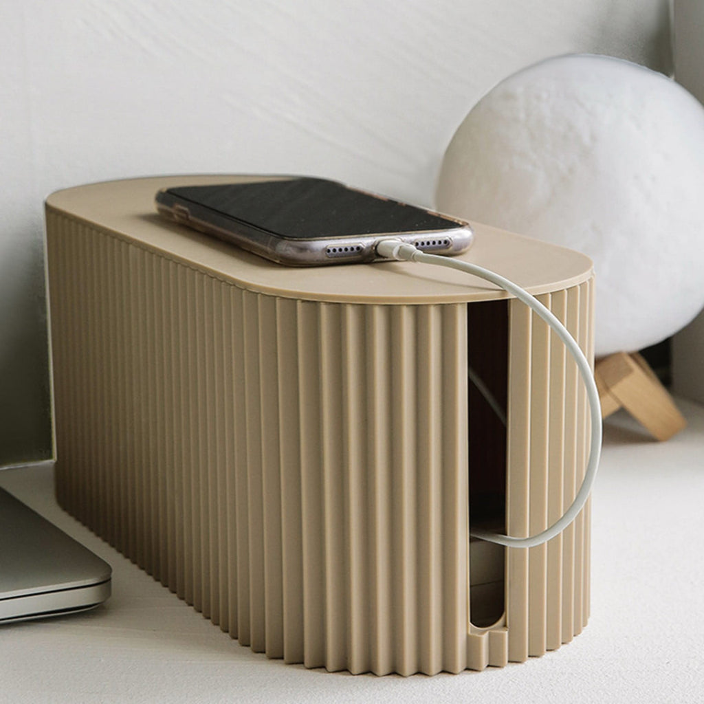 Cord Organizer Box Cable Management Box Large Cable Organizer Box Wires Cord Storage Power Cover Office Desktop for H... - Image 6
