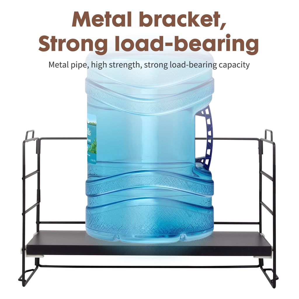 YOYTOO Desk Shelf Organizer, 3 Tier Desktop Organizers Storage Shelves Tabletop Bookshelf for Home Office, Black - Image 6