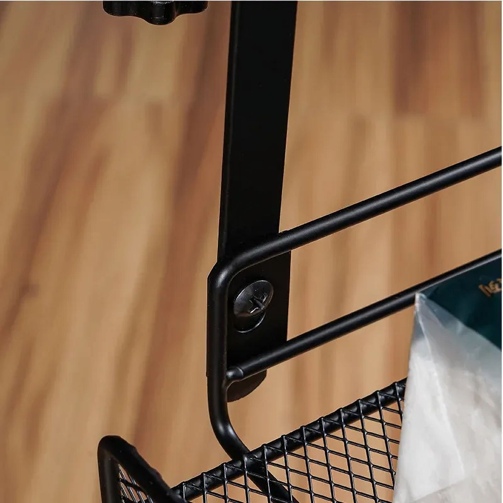 Management Tray No Drill Steel Organizers Wire Management Tray Management Rack Storage Shelf - Image 5