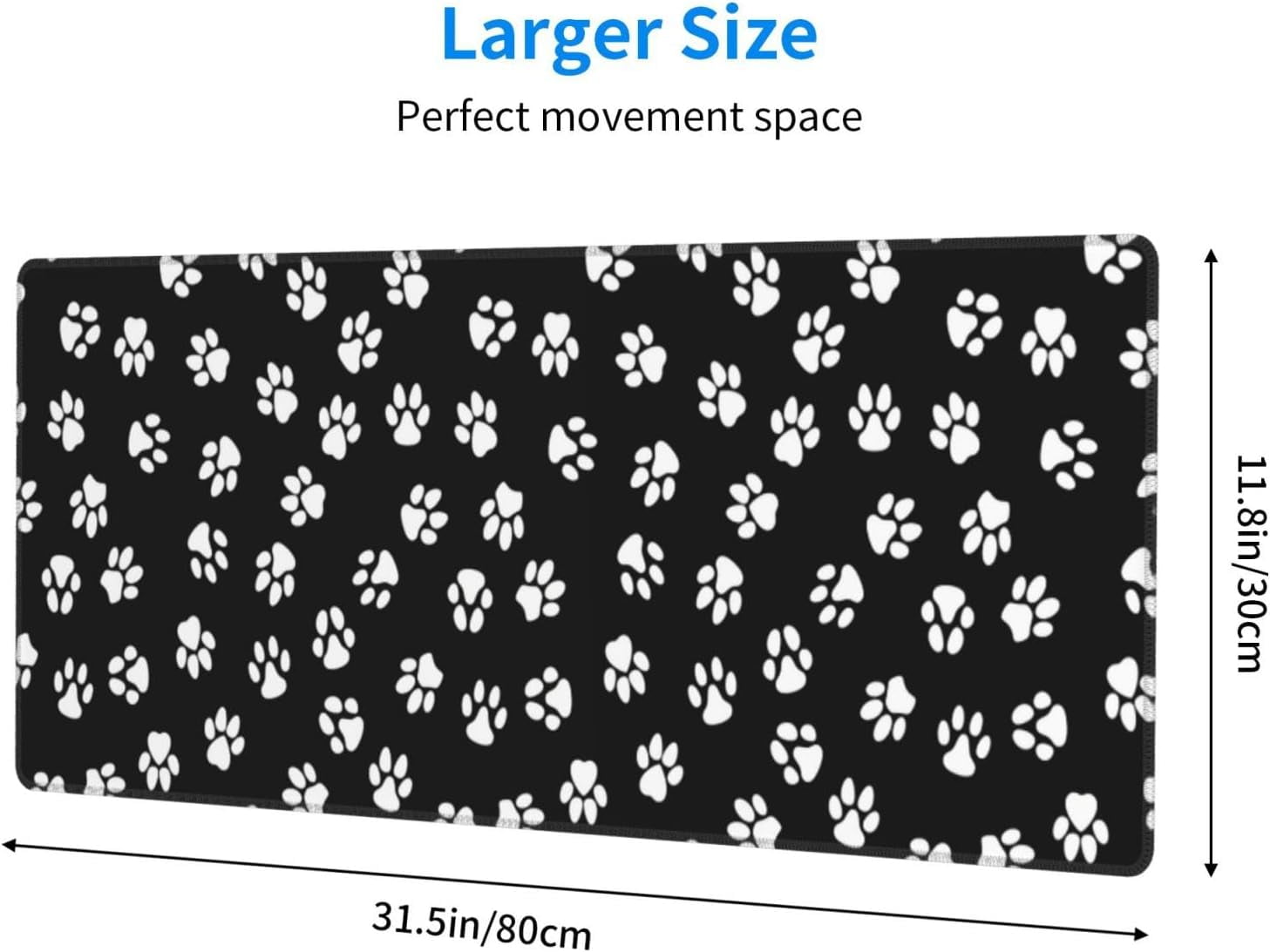 Desk Pad for Keyboard Mouse, Computer Eyboard Mat with Non-Slip Rubber Base ﻿ - Image 4