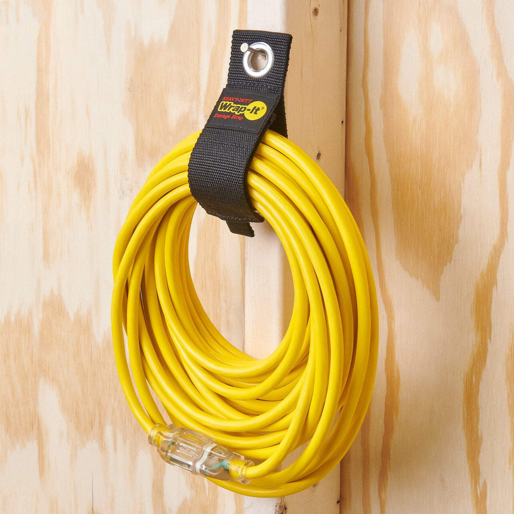 Heavy-Duty Straps, 13-inch (8 Pack) - Hook and Loop Extension Cord Organizer, Cord Wrap, Cable Straps for Garage Orga... - Image 5