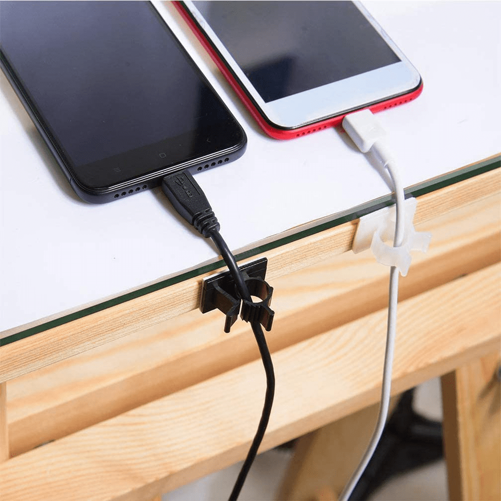 Nylon Cable Clips 60 Pcs, Adjustable Cord Clip Strong Adhesive Wire Management Wall Wire Holder Cable Organizer For D... - Image 2