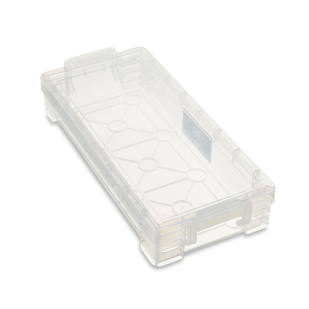 (8 pack) Slim Plastic Storage Box, Clear Desktop Organizer New, 1 Couner per Pack - Image 4