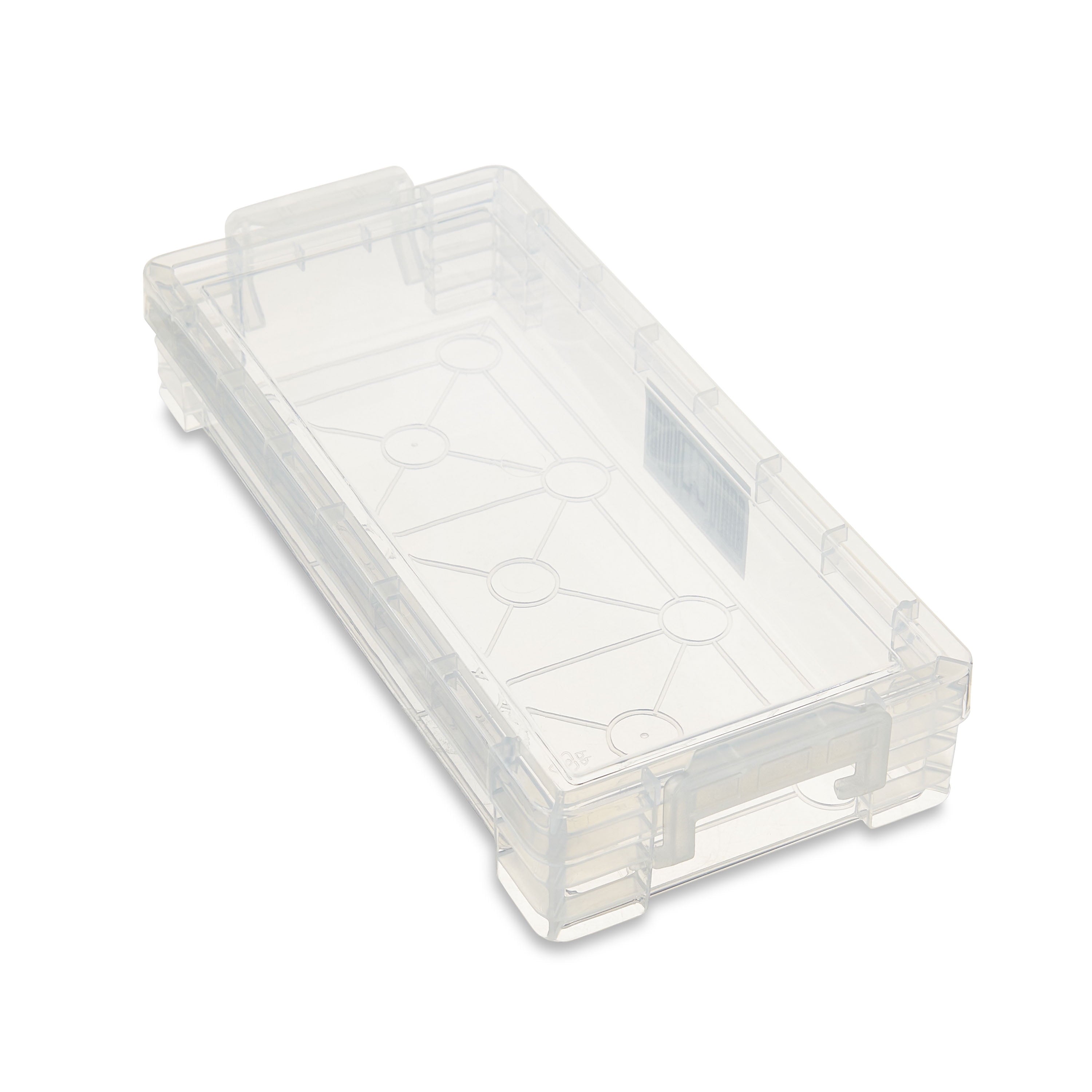 (8 pack) Slim Plastic Storage Box, Clear Desktop Organizer New, 1 Couner per Pack - Image 4
