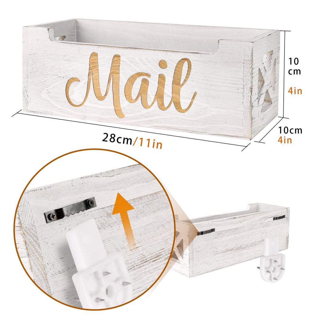 Mail Holder Countertop - Mail Organizer Countertop, Mail Holder Box for Desk, Letter Holder, Mail Tray, Mail Basket f... - Image 3
