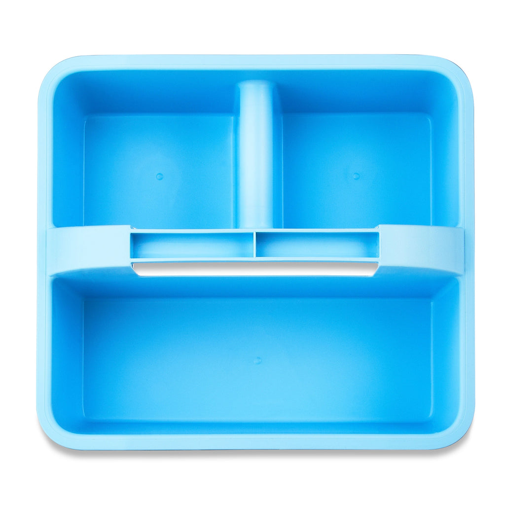 Plastic Caddy, Desktop Craft and Hobby Organizer, Sky Blue, 8-Pack - Image 3