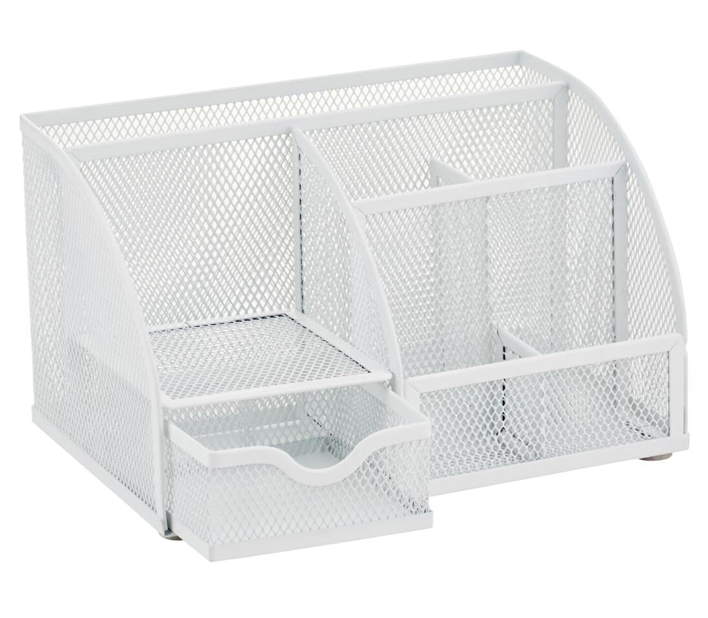 Wire Mesh Desk Organizer - White - Image 5