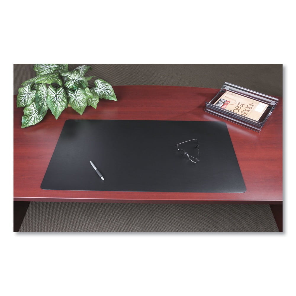 Rhinolin II Desk Pad with Microban, 36 x 20, Black - Image 4