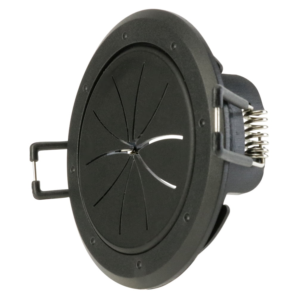 Speedy'Z Spring-Lock Cable Organizer Pass-Through Port (2 ID, Black) - Image 4