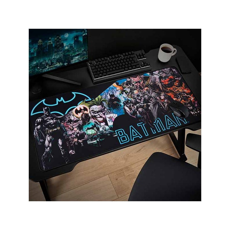 DC Comics Batman XXL Mouse Pad 35 in x 15.7 in - Gift Batman gaming desk pad 90 mm x 40 mm - official licensed - Image 2