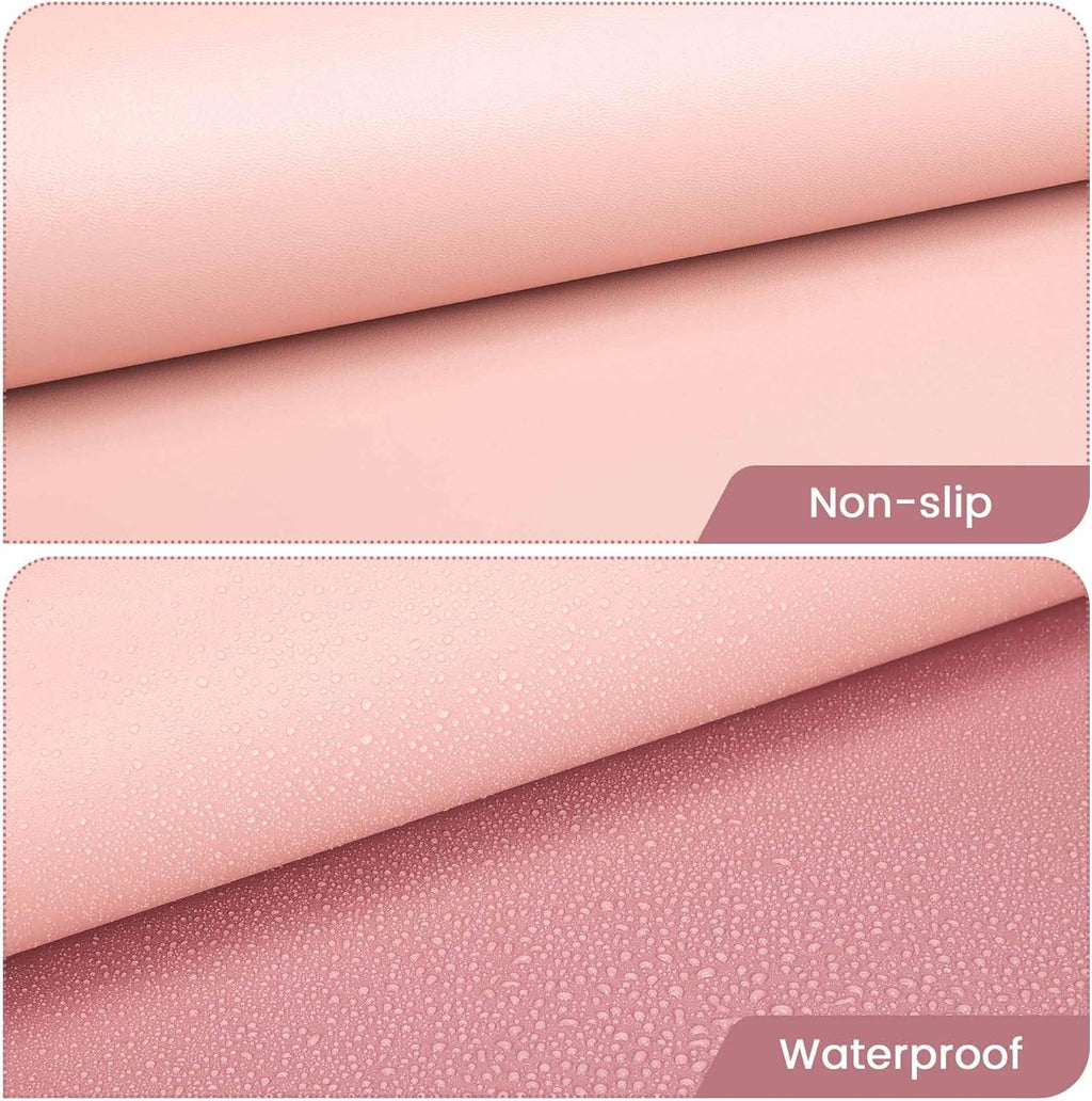 Makeup Mat for Vanity Top Protector, Dual-Sided Vanity Mat, Easy to Clean Vanity Desk Mat - Vanity Makeup Pads Waterp... - Image 3