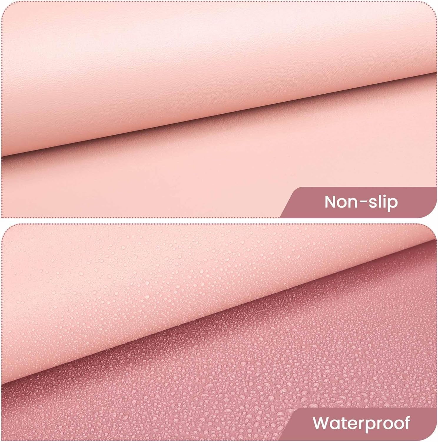 Makeup Mat for Vanity Top Protector, Dual-Sided Vanity Mat, Easy to Clean Vanity Desk Mat - Vanity Makeup Pads Waterp... - Image 3
