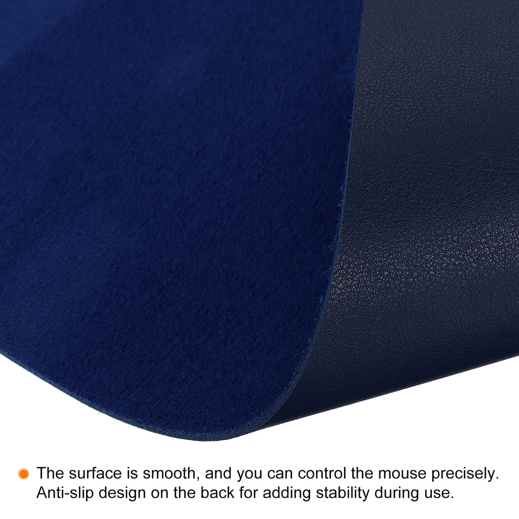 24"x12" Desk Mat Protector, Non-Slip Waterproof Mouse Pad Writing Mat for Office Home, Blue - Image 3