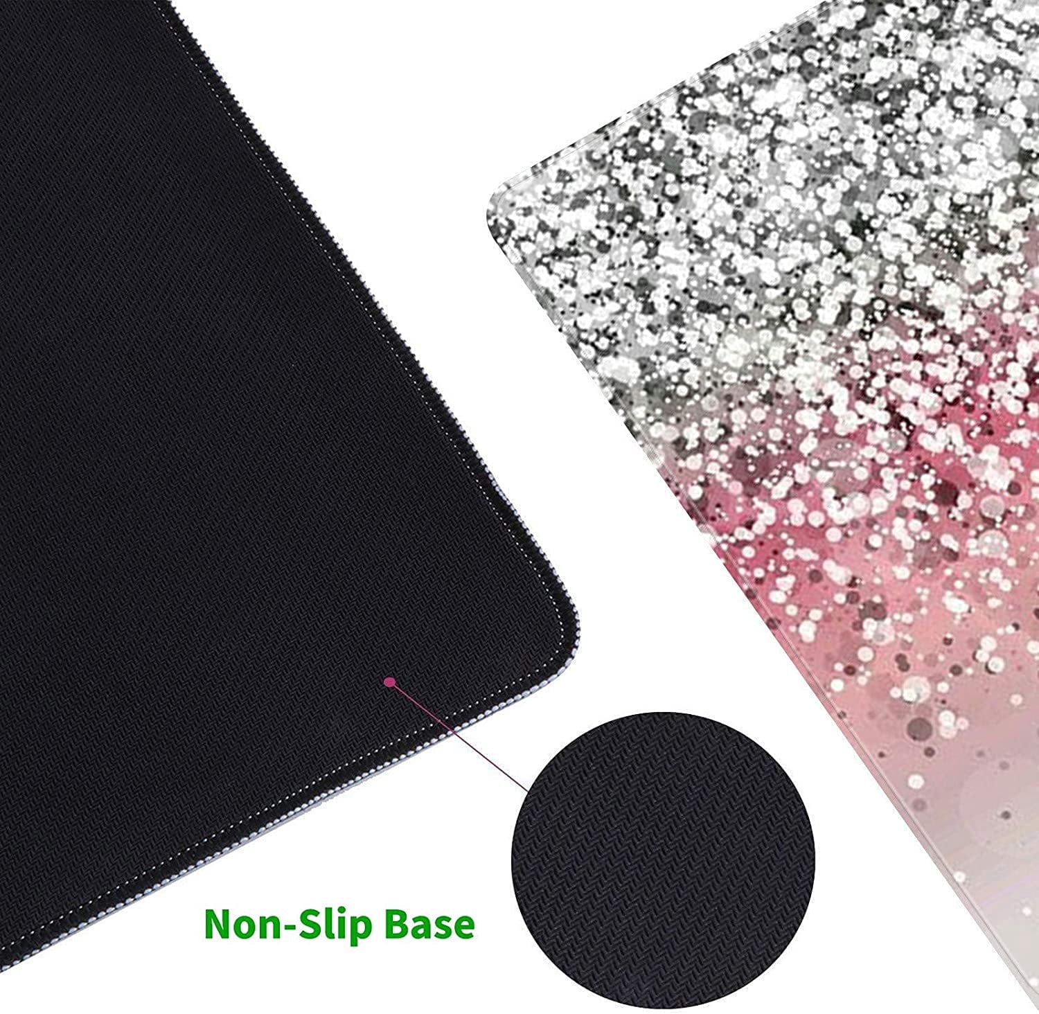 Extended XXL Gaming Mouse Pad 31.5x11.8 Inch, Large Full Desk Mouse Pad with Stitched Edges, Cute Decor Keyboard Pad ... - Image 6